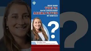 How does the VA rate conditions aggravated by service?
