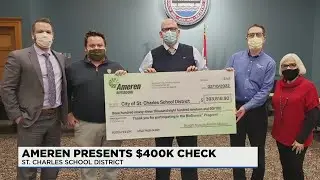 Ameren presents check to St. Charles school district