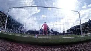 BEHIND THE GOAL: Colin Daniel scores against Carlisle, 9Apr2016