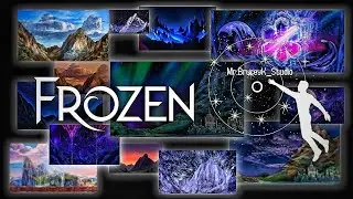 IMPROVED Frozen the Musical Broadway Projection Design + 3d Set Models | BruceyK Studio