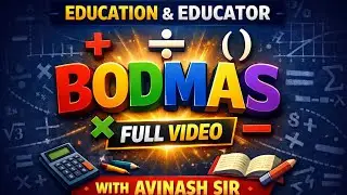 BODMAS Rule in Hindi | BODMAS Trick Easy Method | Maths Full Video Class 6&ndash;10 | #math #trick #video 