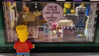 Updated Simpsons MOC LEGO Android Dungeon Comic shop walkthrough