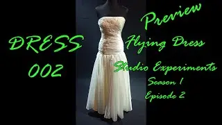Studio Experiments - S01E02 - Dress 002 - Preview. Ivory wedding dress against the wind.