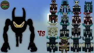 Beast Bendy vs Warden Plus | Minecraft Bedrock | Mob Battle