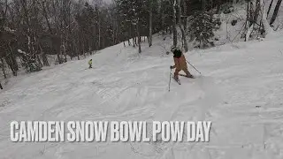 Epic powder day at the Camden Snow Bowl