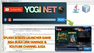 CARA MEMBUAT SPLASH SCREEN LAUNCHER GAME DENGAN JAVA NETBEANS