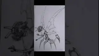 Ben 10 Drawing time lapse | scribble drawing | creative drawing |