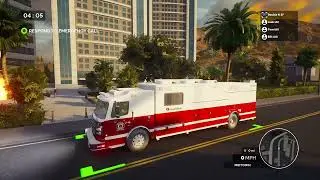 Firefighter simulator rapid response ￼to structure fire￼