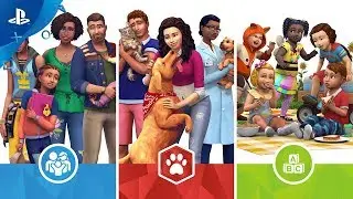 The Sims 4 - Cats & Dogs, Parenthood and Toddler Stuff Bundle 3 | PS4
