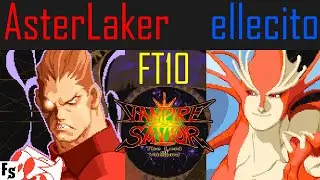 Vampire Savior - AsterLaker [Demitri] vs ellecito [Aulbath] (Fightcade FT10)