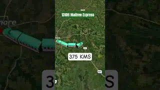 13109 Maitree Express #indianrailways #automobile #railvlogger #newroute #map #railtrack #trains