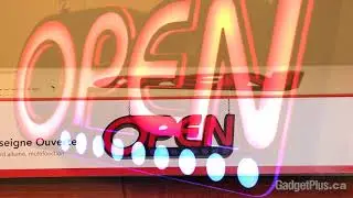 Bright LED Open Sign for Stores Shops