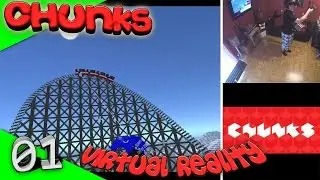 Chunks - VR Minecraft Achterbahn [Let's Play][Gameplay][HTC Vive][Virtual Reality][Rollercoaster]