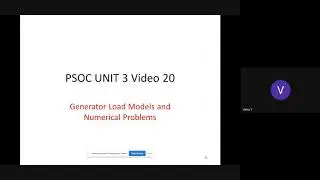 PSOC Load Frequency Control Unit 3 Problems