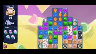 Candy Crush Saga Level 7392 NIGHTMARISHLY HARD Passed on First Try! UFOlicious!