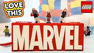 LEGO MARVEL LOGO Set Review by Designer