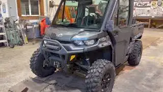 Warn provantage 2 snow plough install on 2022 Can-Am defender