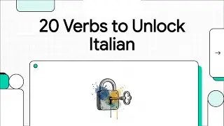 Master Italian Fast with Just 20 Verbs | Easy Italian for Americans