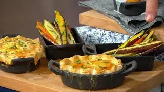 Geoffrey Zakarian S/2 Cast Iron Mini Non-Stick Baking Pans on QVC