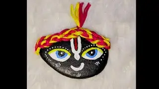 Krishna Drawing Easy Step by Step | Krishna | God Drawing | Stone Drawing | Creativity By Kalyani