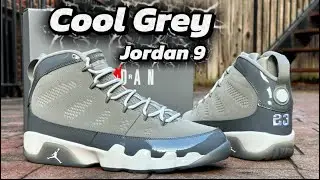 WIZARDS ERA JORDAN&rsquo;S!  Kickwho Jordan 9 Cool Grey review 🥶🥶🥶