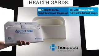 HG-1 Health Gards&reg; Toilet Seat Cover Dispenser with Discreet Seat&reg; Toilet Seat Covers