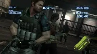 Resident Evil 6 (PS4) Mercenaries No Mercy DUO Rooftop Mission 2919k【Chris DF &times; Chris DF】