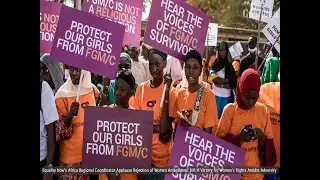 Equality Now's Africa Regional Coordinator Applause Rejection of Women Amendment Bill