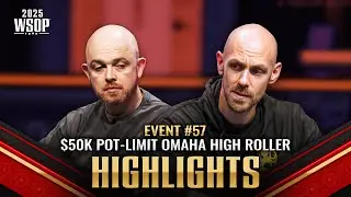 HIGHLIGHTS | $50K PLO High Roller Final Table | #wsop