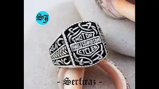 Unique Ring, Harley Davidson Ring, Biker Ring, Harley Ring, Harley Davidson, Motorcycle Ring