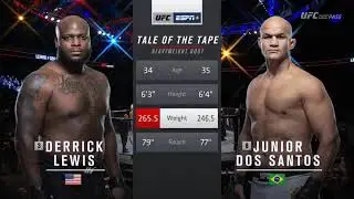 Junior dos Santos vs Derrick Lewis - HIGHLIGHTS HD - UFC Fight Night 146