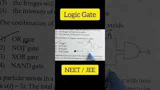 Question of Logic Gate #neetexam #neetphysics #neet2025 #neet #logicgate #physicsanytime