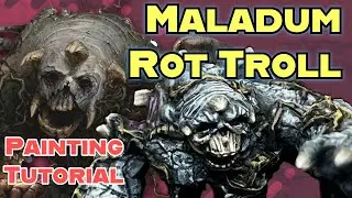Rot Troll painting guide for Maladum Boardgame