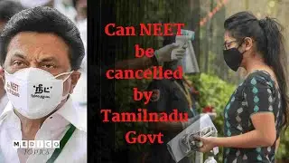 Can NEET be cancelled by Tamil Nadu Government? ! TN NEET Cancel! Full Matter! Double game!#NEET#DMK