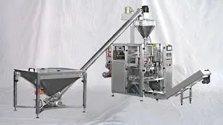 powder filling bagging equipment auto with screw auger feeding system vertical flour bagging packer