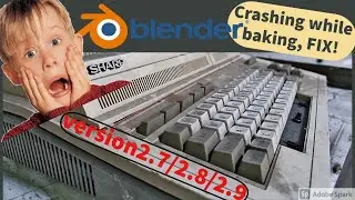 Blender Crash/Freeze while baking or rendering fix!