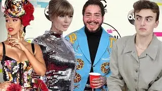 AMAs 2018 FASHION ROAST (cardi's dolce mess, taylor is a disco ball, lol @ post malone)