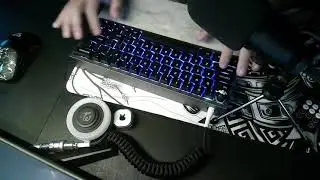 DZ60 RGB Keyboard - Typing / Sound Test v11.0 (Akko CS Ocean Blue switches - STOCK)