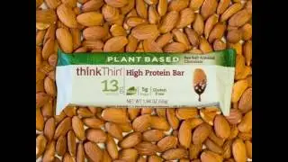 thinkThin Plant Based High Protein Bar in Sea Salt Almond Chocolate