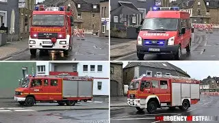 [Schweres Unwetter! ⛈⚡️] - Einsatzfahrten der FF Stolberg in Mausbach