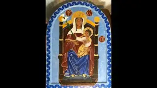 30 second slideshow of the icon of Our Lady of Walsingham
