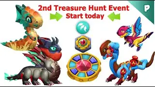 Are you ready for 2nd Treasure hunt event-Dragon Mania Legends | Hatched 2nd Heimdall | DML