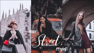 Moody street lightroom preset | lightroom editing | moody preset free dng