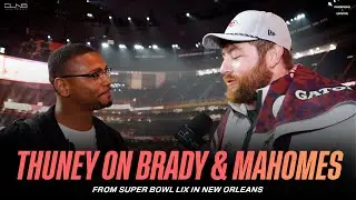 Joe Thuney on What Separates Brady & Mahomes, David Andrews Career with Patriots | Super Bowl LIX