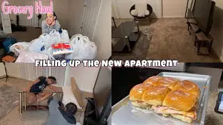 FIRST WEEK IN THE NEW APARTMENT 🏡 | Grocery haul + assembling furniture