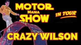 Lo spericolato Crazy Wilson con la ruota della morte al Motor Show di Alex Medini - Carmagnola 2023