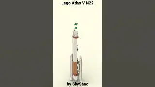 Lego Rocket 1:110 Atlas V N22 with Starliner - Animation