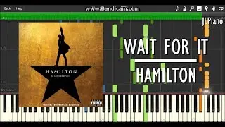 Wait For It (From Hamilton) - Leslie Odom Jr. (Synthesia Piano & Vocal Cover) *SHEET MUSIC*
