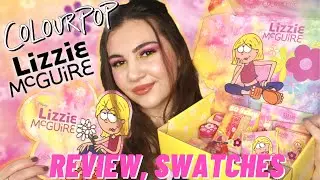 COLOURPOP LIZZIE MCGUIRE Full COLLECTION: Review, Swatches, Makeup Tutorial