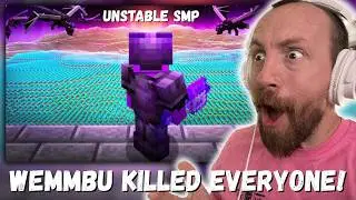 WEMMBU KILLED EVERYONE!!! Wemmbu Minecraft Pro VS 1000 Players (UNSTABLE SMP REACTION!!!)